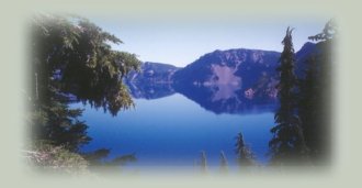 crater lake national park near the retreat.