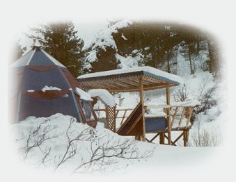 
tree houses, treehouses, the cottage, cabins at gathering light, a retreat offering cabins near crater lake national park and klamath basin birding trails in southern oregon. cabins, tree houses, rv camping and vacation rentals in the forest on the river near crater lake national park and klamath basin birding trails.