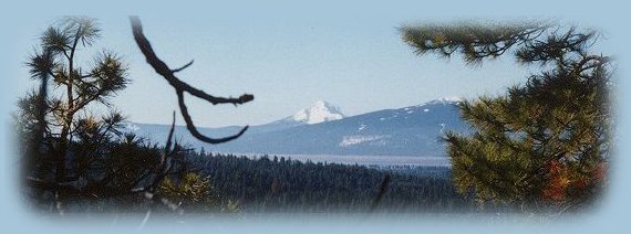 mt mcloughlin viewed while hiking atop chiloquin ridge across chiloquin ridge road from gathering light ... a retreat.