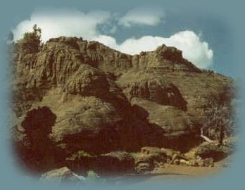 the badlands in southern oregon.