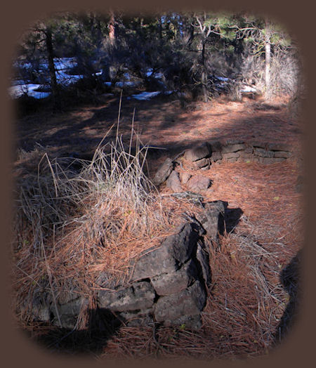 hiking without trails in the hills outside of chiloquin, oregon, not far from wood river wetlands, one of many klamath basin birding trails in the pacific flyway, not far from crater lake national park in southern oregon.