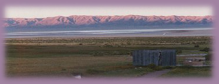 the alvord desert and hot spring under the towering spires of steens mountain in oregon, not far from the nevada border.